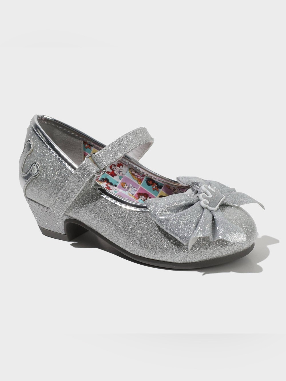 Toddler Girls' Disney Mary Jane Heels - Silver - new